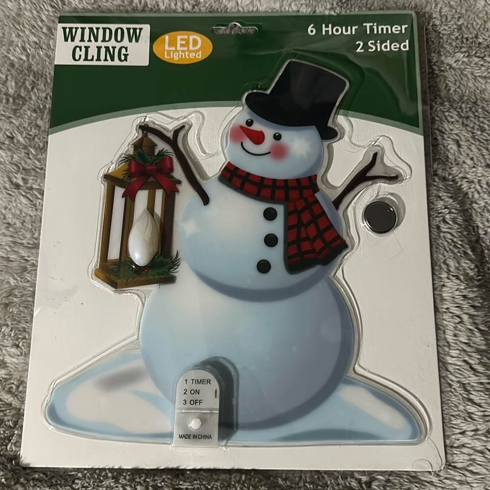 Window Cling LED Lighting CHRISTMAS decoration